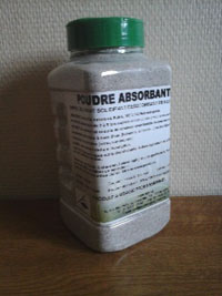 POUDRE ABSORBANTE POUDRE ABSORBANTE